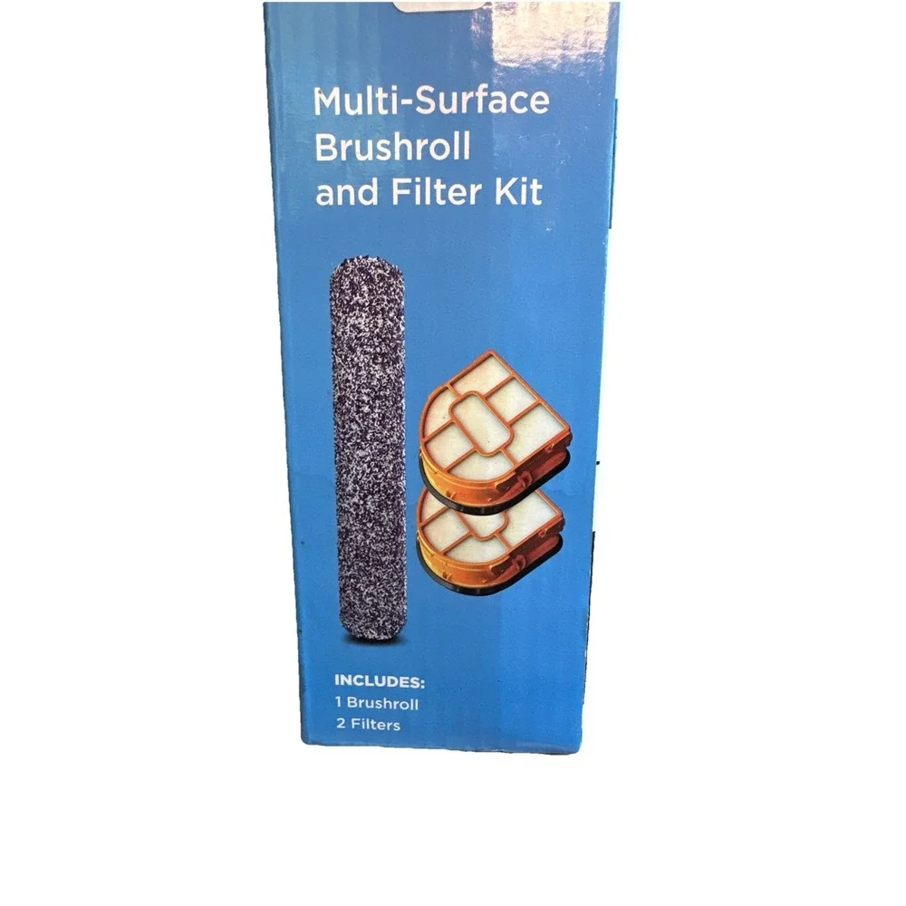 NEW Shark Hydrovac Multi-Surface Antimicrobial (1) Brushroll and (2) Filter Kit